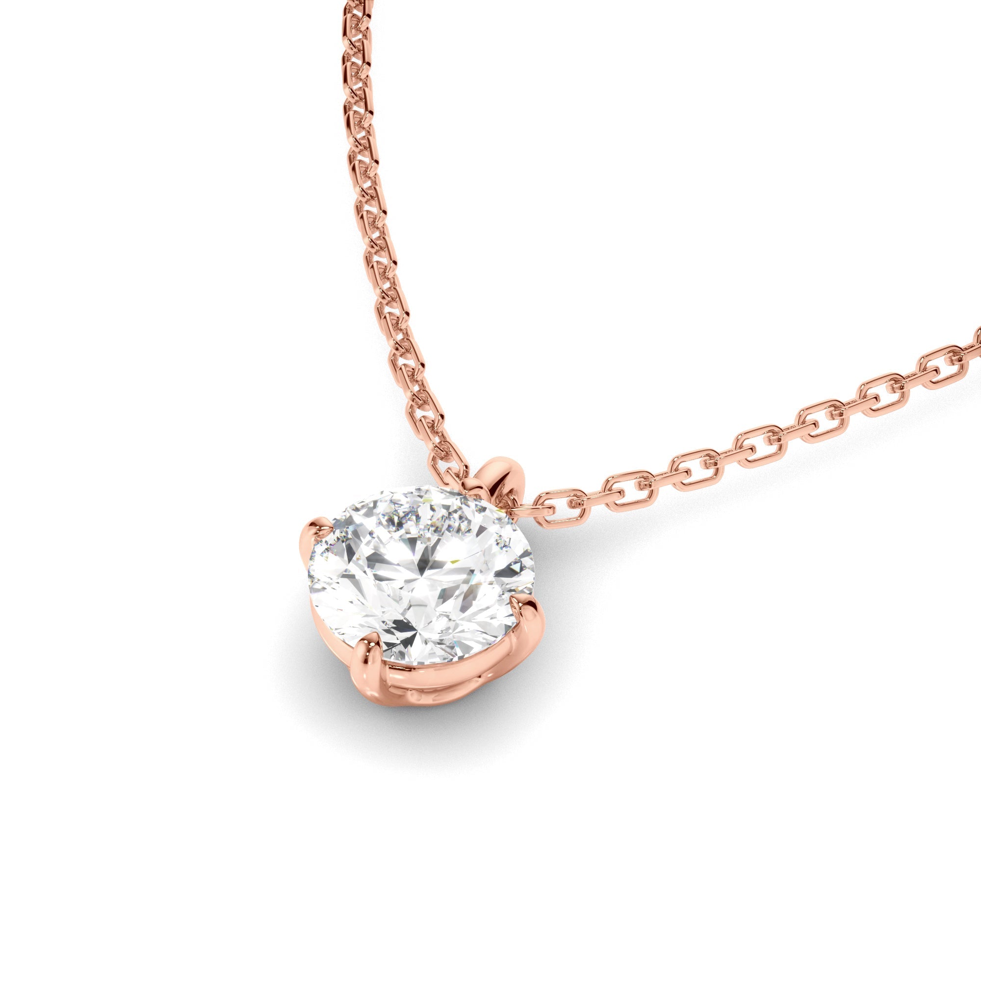 Round Brilliant Cut Diamond Pendant