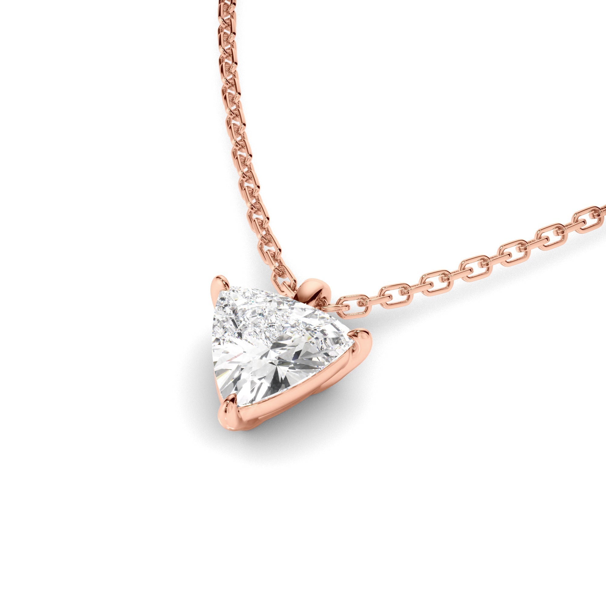 Trilliant Cut Diamond Pendant