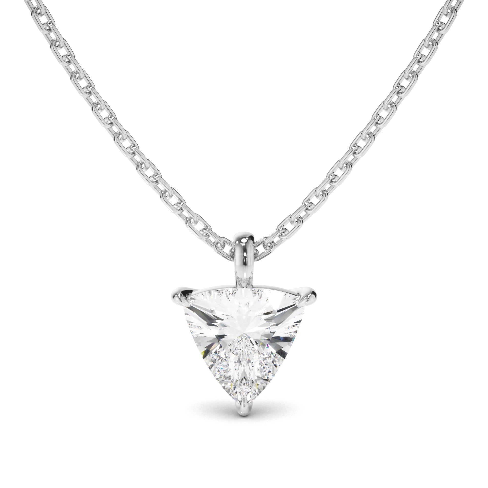 Trilliant Cut Diamond Pendant