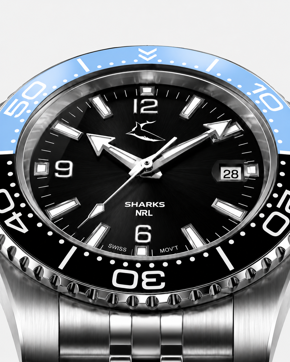 Clubmaster dial close-up