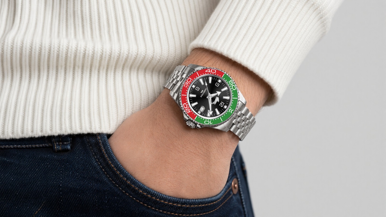 NRL Clubmaster Game Day watch worn on the wrist