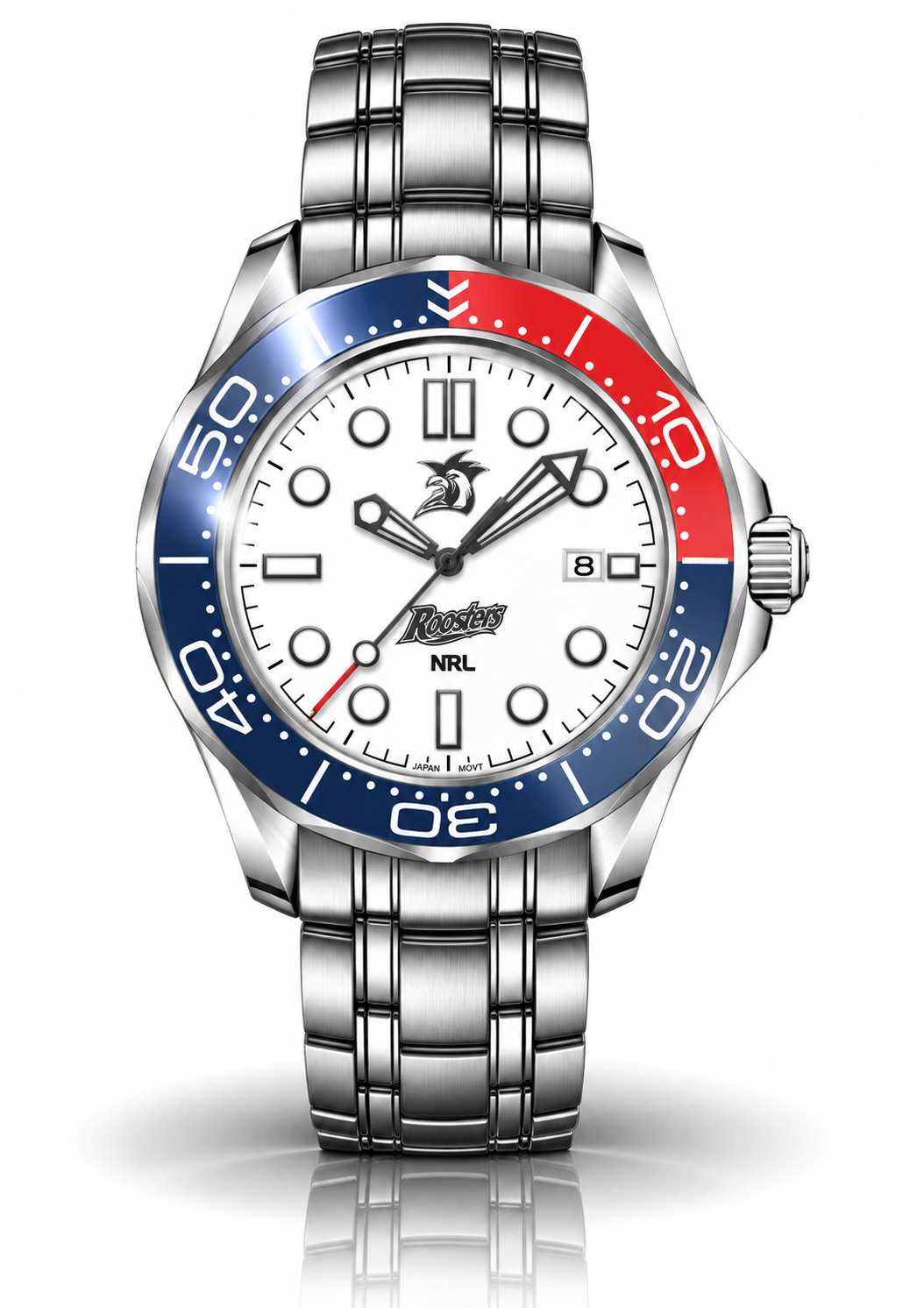 Sydney Roosters MatchTimer™ Away watch, dial and case view