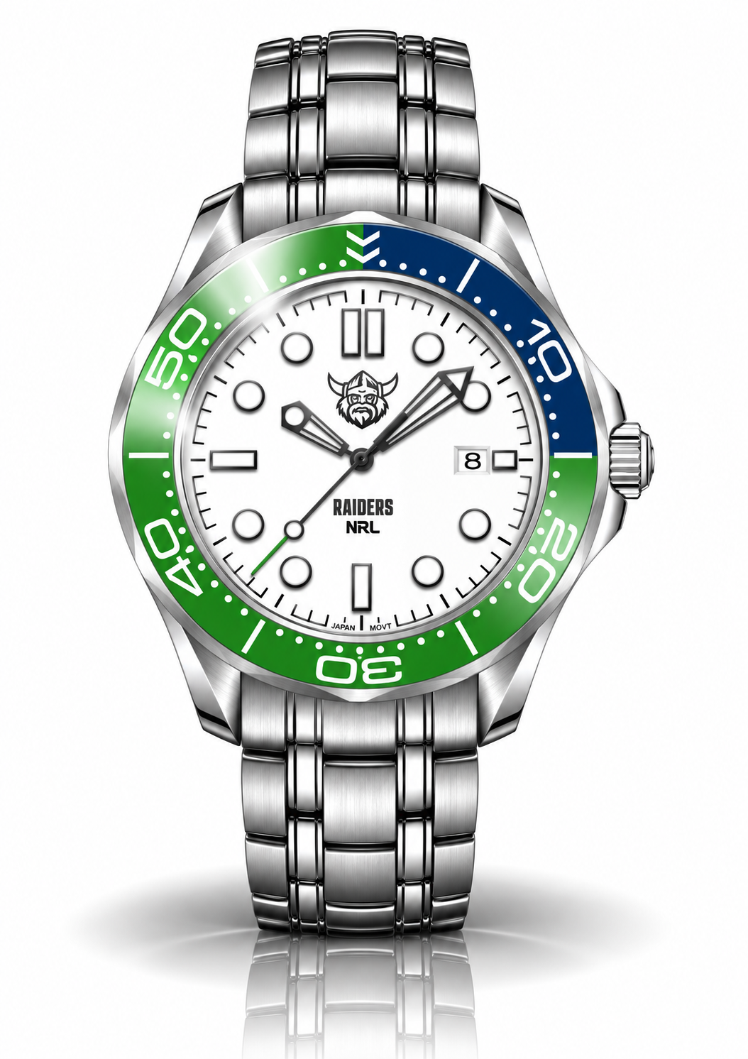 Canberra Raiders MatchTimer™ Away watch, dial and case view