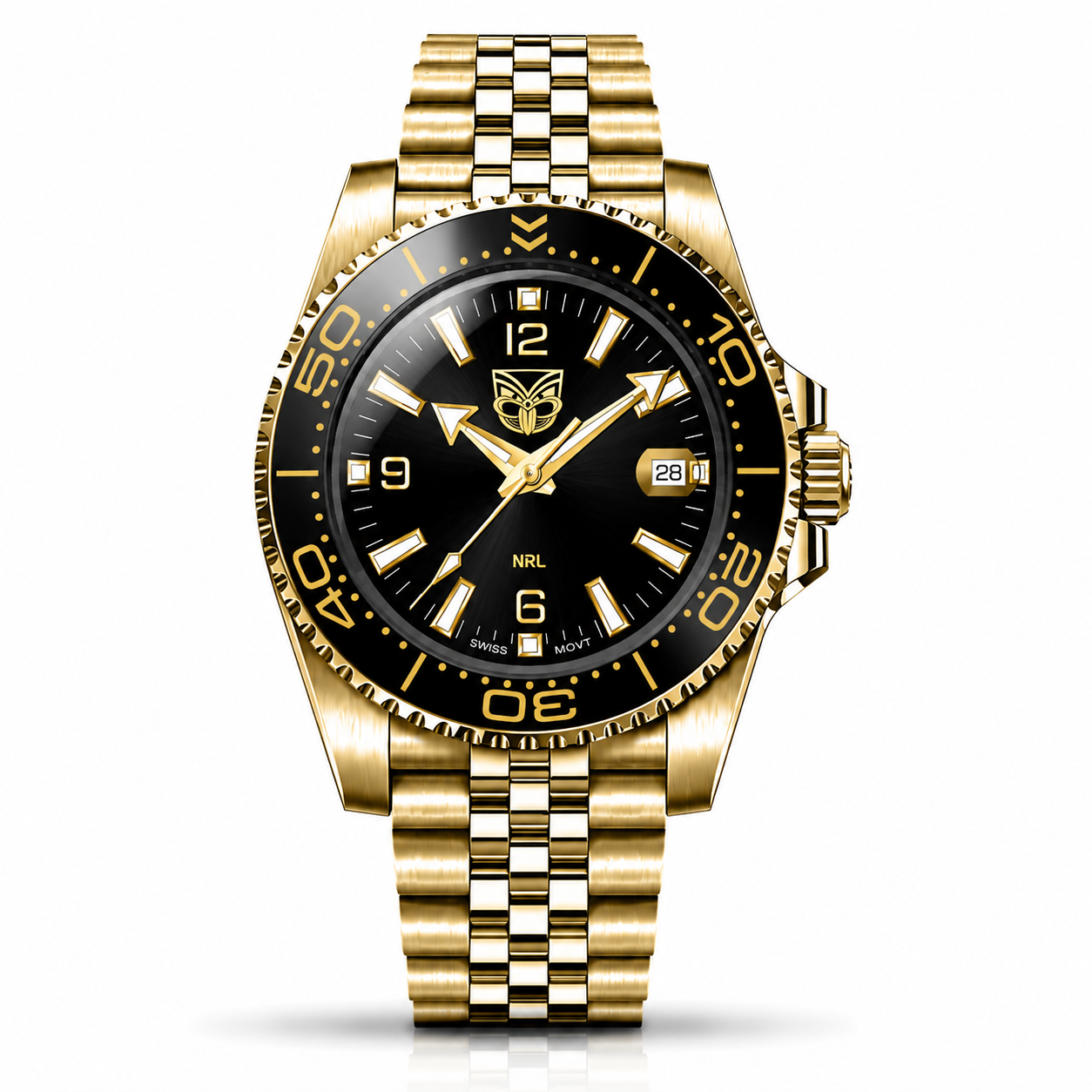 New Zealand Warriors Clubmaster™ Victory watch, dial and case view