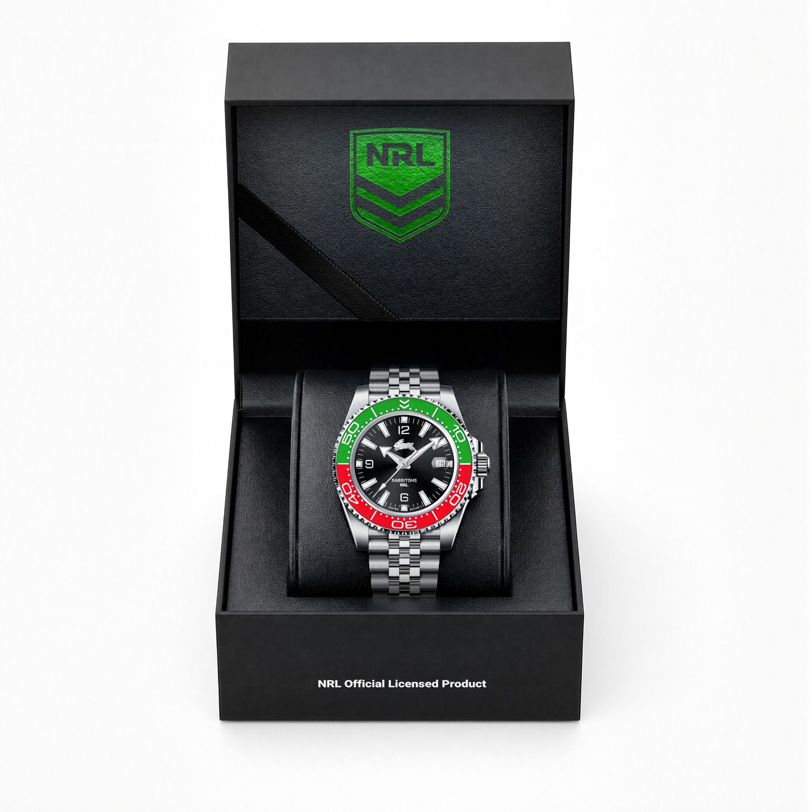 South Sydney Rabbitohs MatchTimer Away Series — White Face — view 2