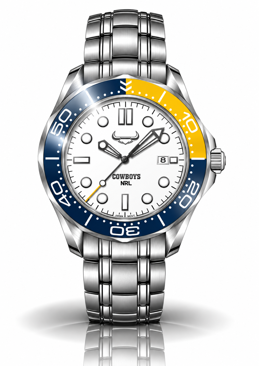 North Queensland Cowboys MatchTimer™ Away watch, dial and case view