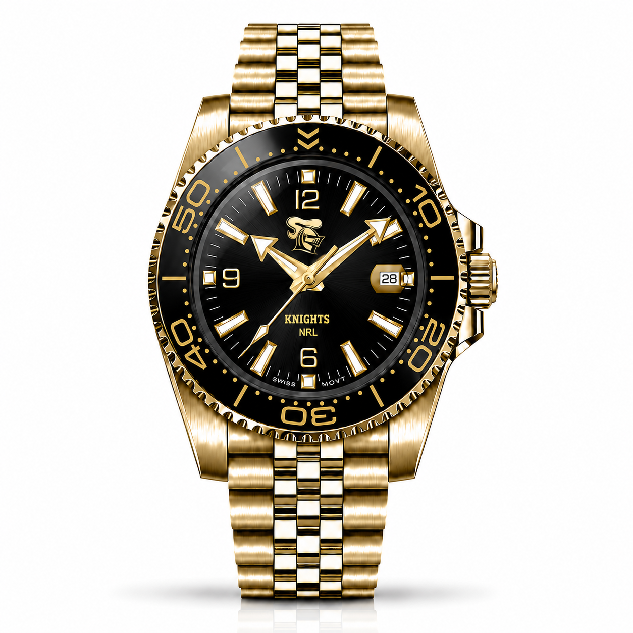 Newcastle Knights Clubmaster™ Victory watch, dial and case view