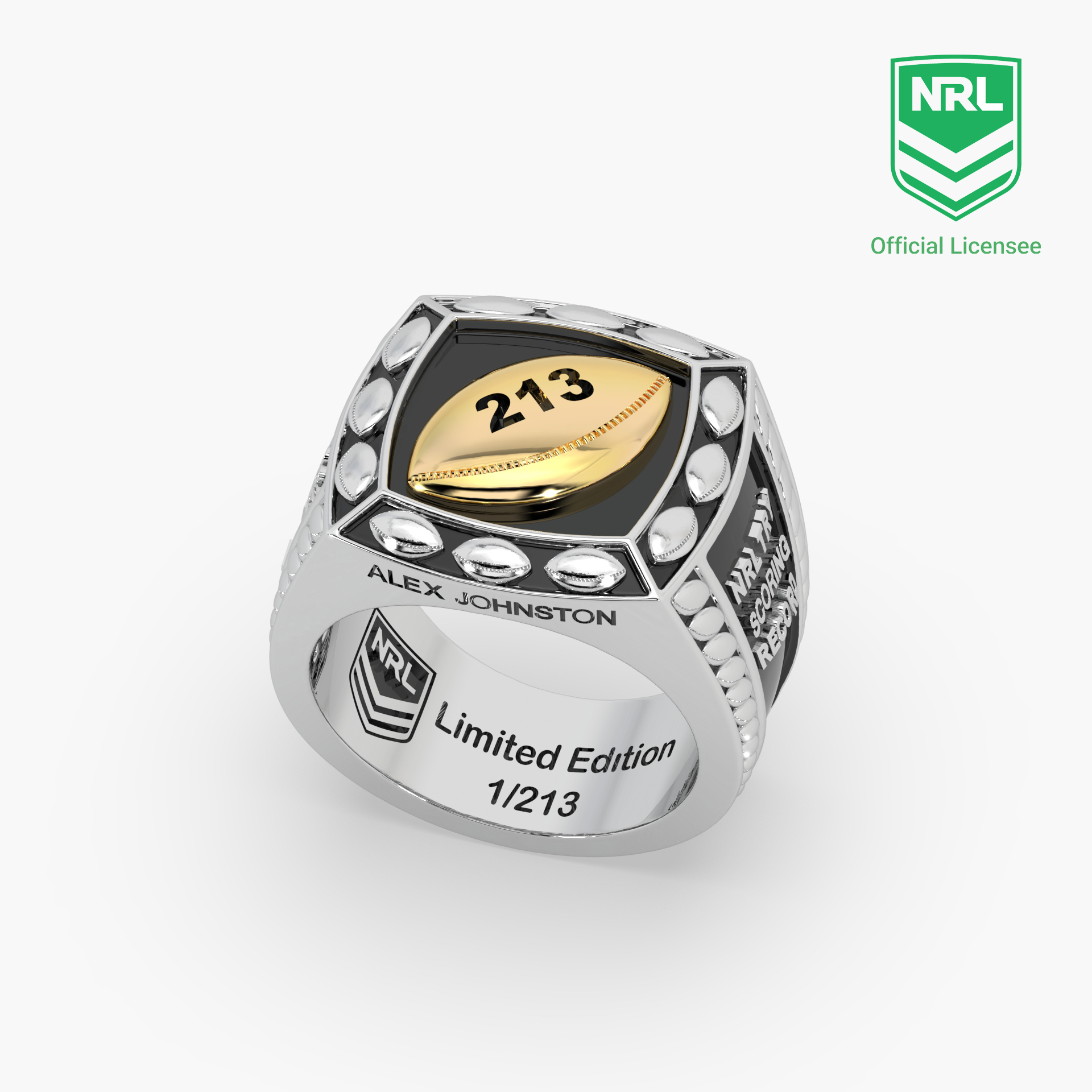Alex Johnston Limited Edition ring