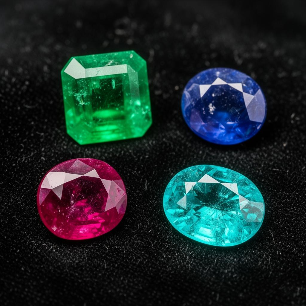 Precious gemstone collection